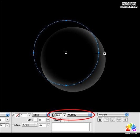 Fireworks實(shí)例教程:制作超級(jí)光線(xiàn)水晶球