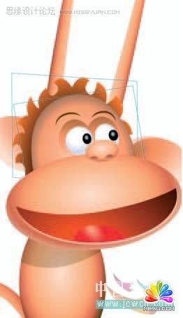 Flash cs3鼠繪教程:動畫技巧之繪制猴子,PS教程,思緣教程網(wǎng)