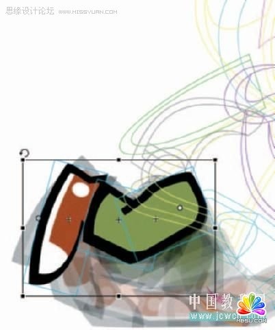Flash cs3鼠繪教程:鉸連身體部分,PS教程,思緣教程網(wǎng)
