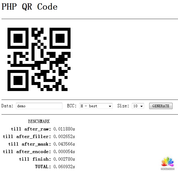 phpQRcode(sh) ģon