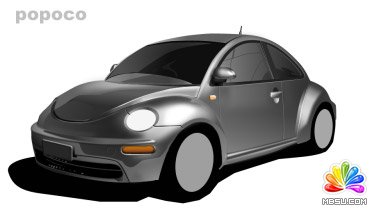 Fireworks簡單繪制甲殼蟲小轎車