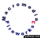 Fireworks制作環(huán)繞文字